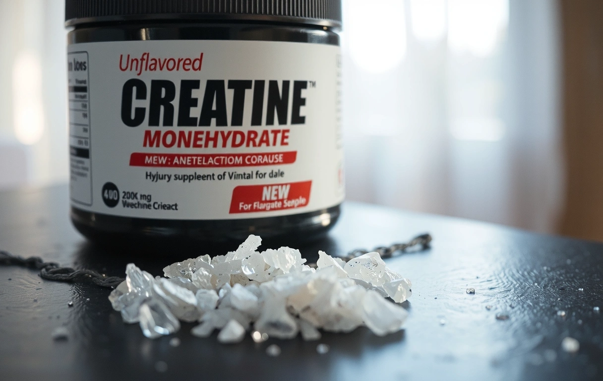 Kristal creatine monohydrate tanpa rasa